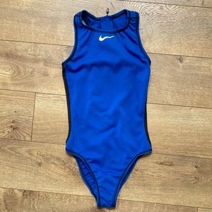 Nike high neck tank swimsuit (girls)